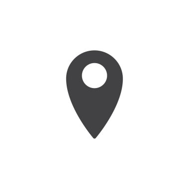 Harita işaretleyici vektör simgesi