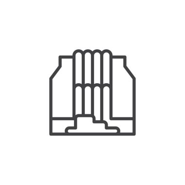 Aqua park slaytları anahat simgesini