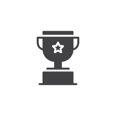 Kupa vektör simgesi