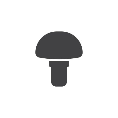 Mantar vektör simgesi