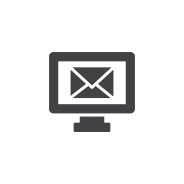 Zarf vektör simgesi ile izlemek