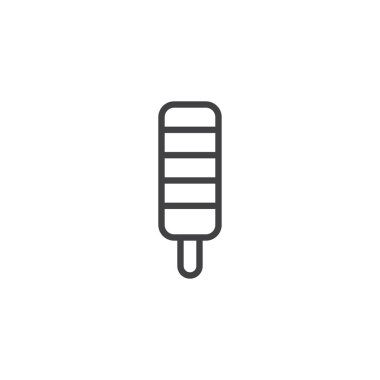 Buzlu şeker buz anahat simgesini