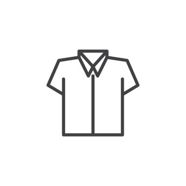 Gömlek anahat simgesini