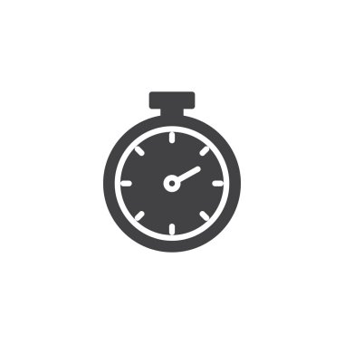 Stopwatch vektör simgesi