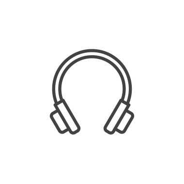 kulaklık anahat simgesini