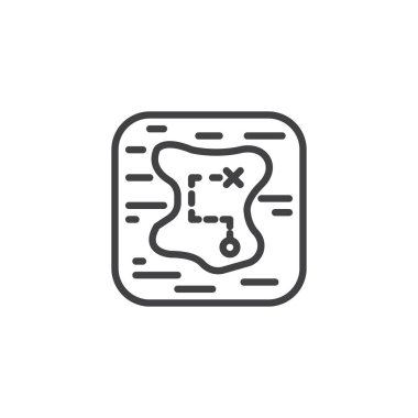 Hazine harita anahat simgesini