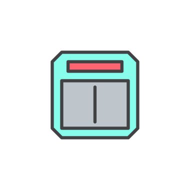 Basküller anahat simgesini dolu