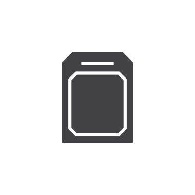 Doğrama kurulu vektör simgesi