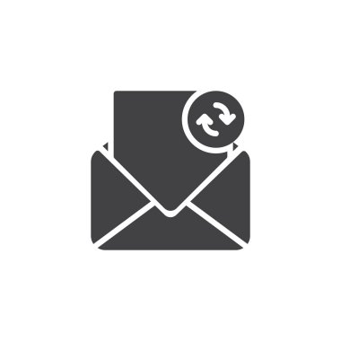 Posta vektör simgesi Yenile