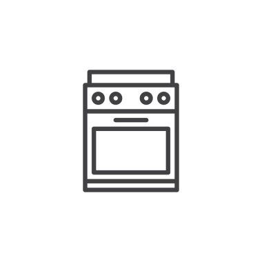 Mutfak soba anahat simgesini