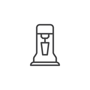 Milkshake makine anahat simgesini