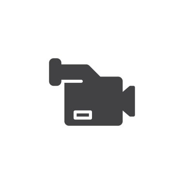 Dijital video kamera vektör simgesi
