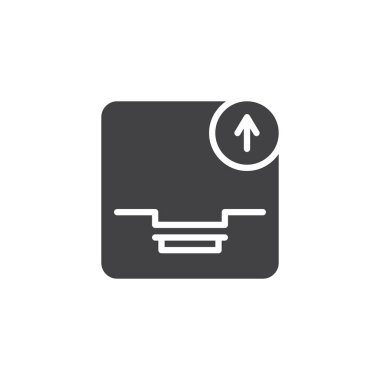 Giden posta vektör simgesi