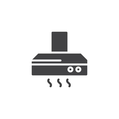 Egzoz hood vektör simgesi