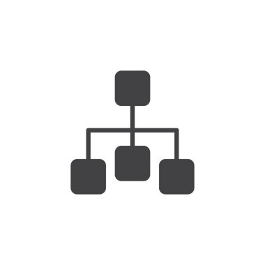 Diyagram vektör simgesi