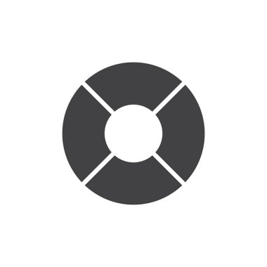 Lifebuoy vektör simgesi