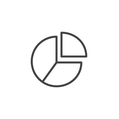 pasta grafiği anahat simgesini