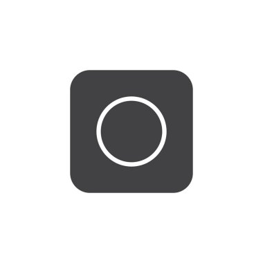 Kayıt düğmesine vektör simgesi