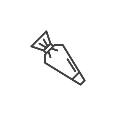 Hamur işi çanta anahat simgesini