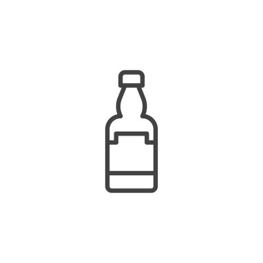 bira şişe anahat simgesini