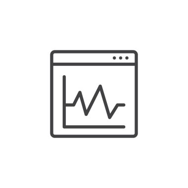 Tarayıcı penceresi anahat simgesini grafik diyagramı