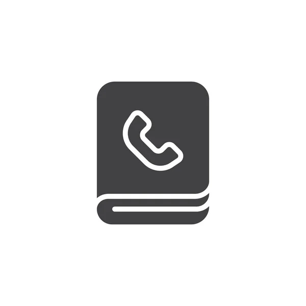 Telefoonboek vector pictogram — Stockvector