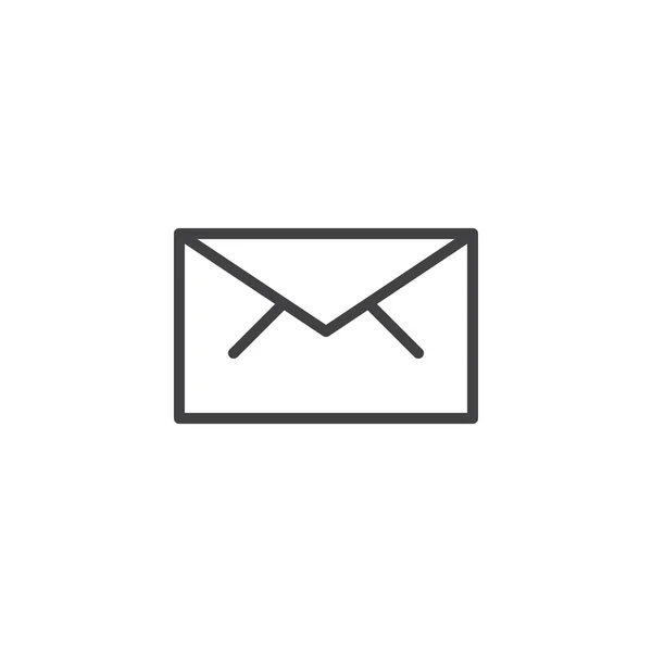 Envelop postpictogram overzicht — Stockvector