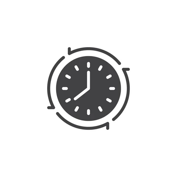 Оновити піктограму годинника — стоковий вектор