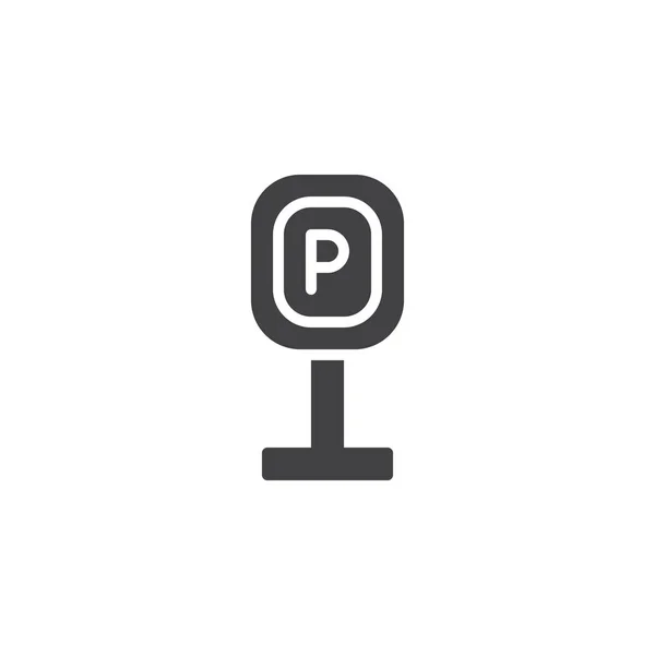 Parking Signal vector icon — Stock Vector