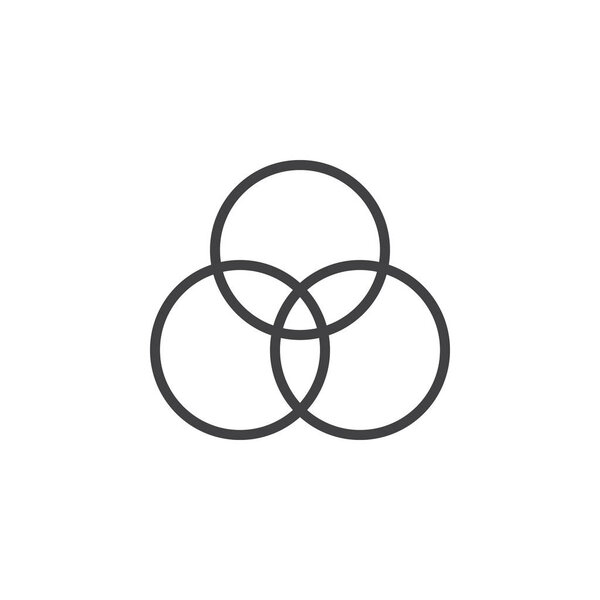 Цвет пикер контур значок
