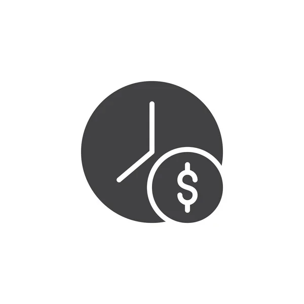 Idő Money Vector Icon — Stock Vector