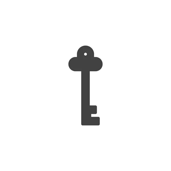 Vintage icono clave vector — Vector de stock