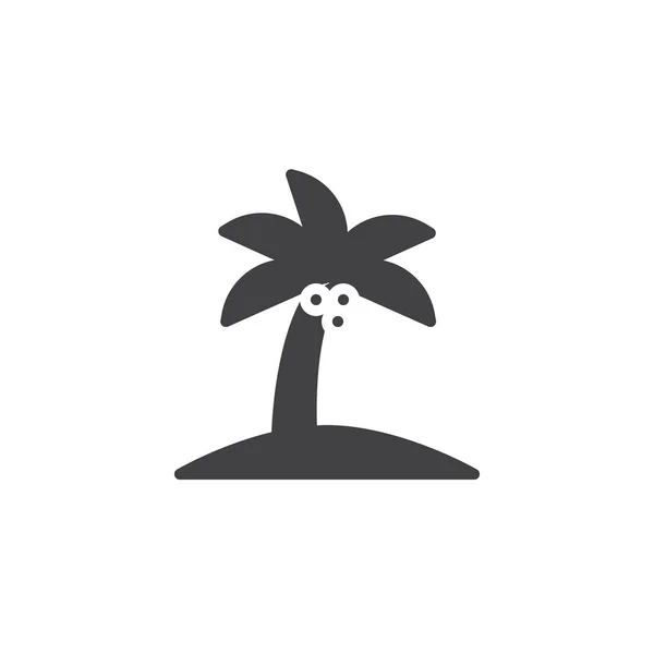 Palm Tree vector icon — Stock Vector