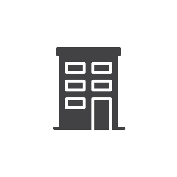 Office building vector icon — Stock Vector