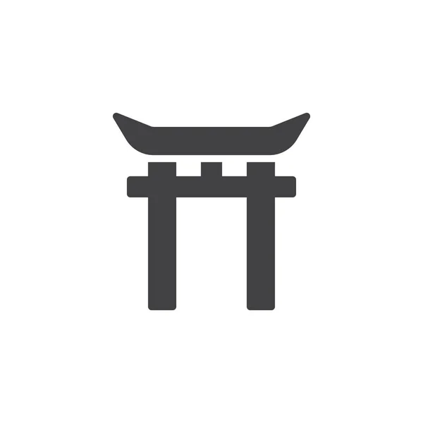 Shinto shrine vektorsymbol — Stockvektor