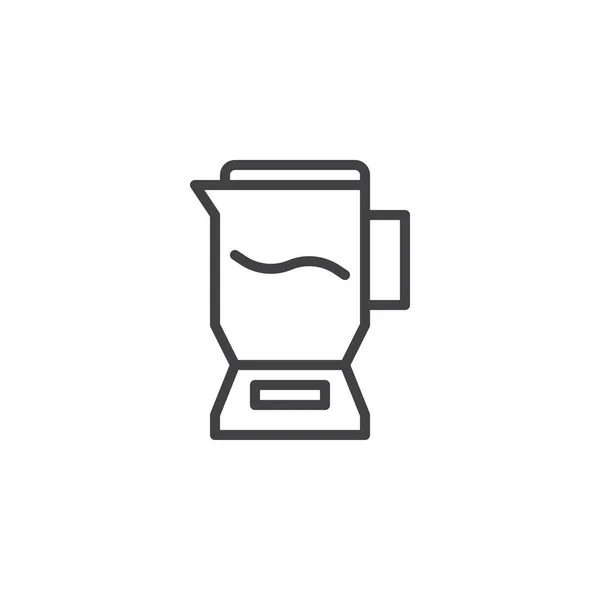 Elektrische Blender overzicht pictogram — Stockvector