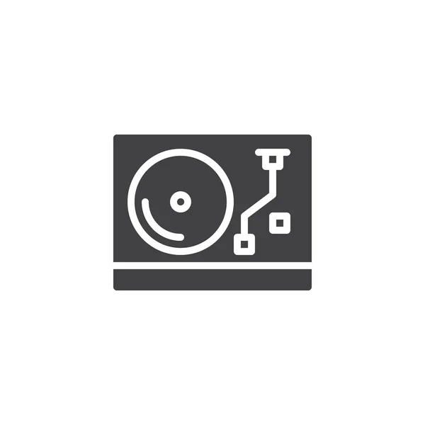 Turntable vector icon — Stock Vector