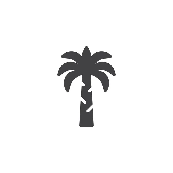 Palmiye ağacı vektör simgesi — Stok Vektör