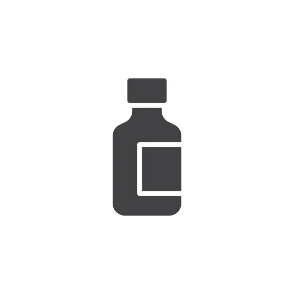 Medicine bottle vector icon — Stock Vector