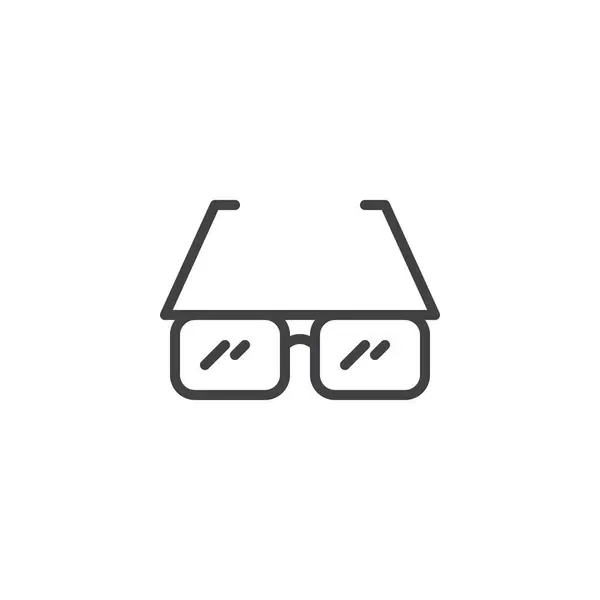 Óculos de sol ícone contorno —  Vetores de Stock