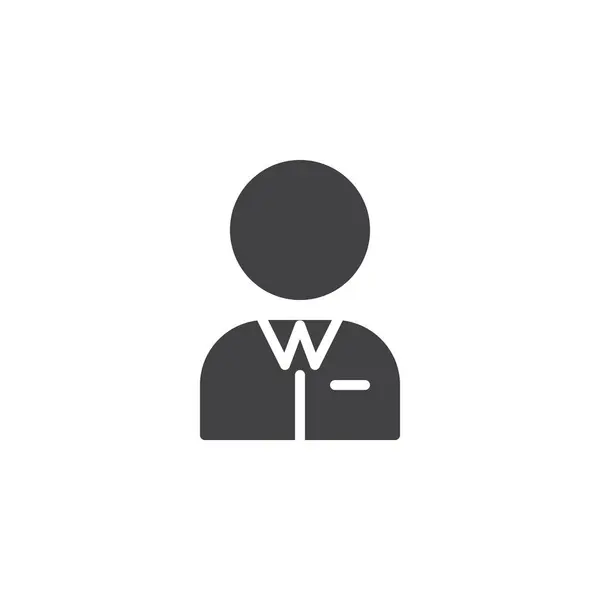 Businessman person vector icon — Stock Vector