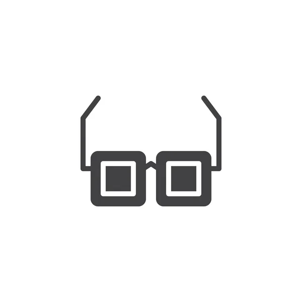 Gafas Vector Icono — Vector de stock