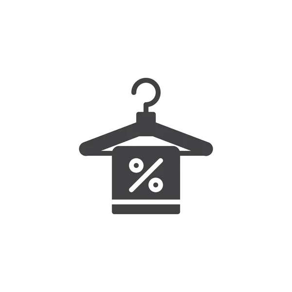 Discount Towel Hanger vector icon — Stock Vector