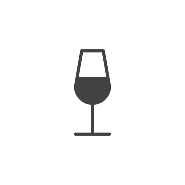 Drink glass vector icon — Stock Vector