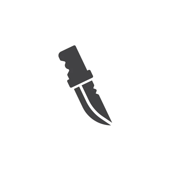 Cuchillo vector icono — Vector de stock