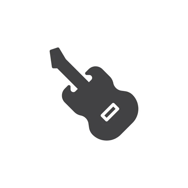 Electric guitar vector icon — Stock Vector