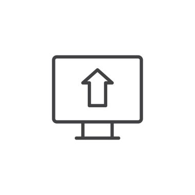 Ok monitör ekran anahat simgesini yüklemek