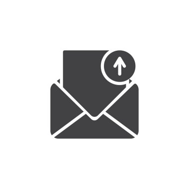 Gönderen e-posta, zarf vektör simgesi