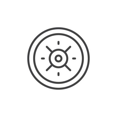 Halter ağırlık anahat simgesini