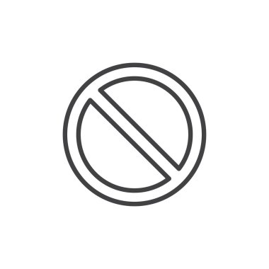 Erişim reddedildi anahat simgesini